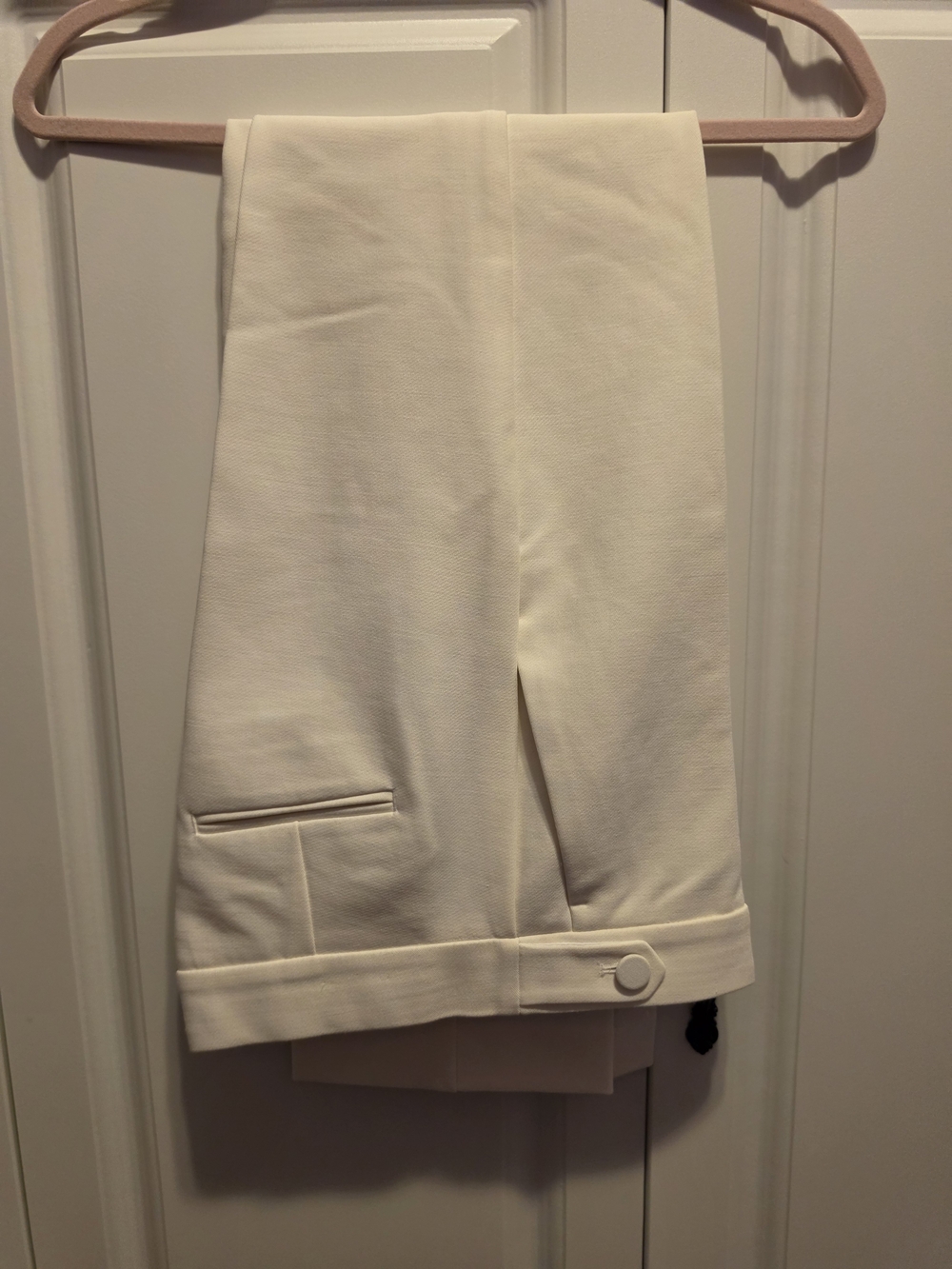 Women’s Cream Tailored Trousers